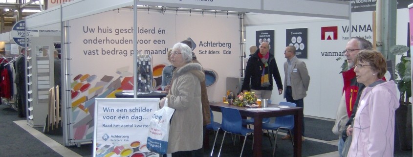 Achterberg Schilders staat op de Beleef Plus Beurs