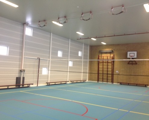 Sportzaal Van Zantenstraat Ede schilderwerk