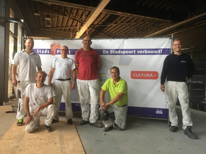 Schilderwerk bij Cultura Schilderwerk bij Cultura