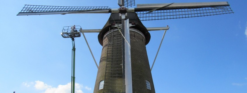 Buitenschilderwerk molen Maallust in Amerongen