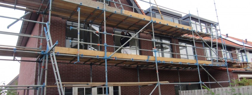 Woning in aanbouw