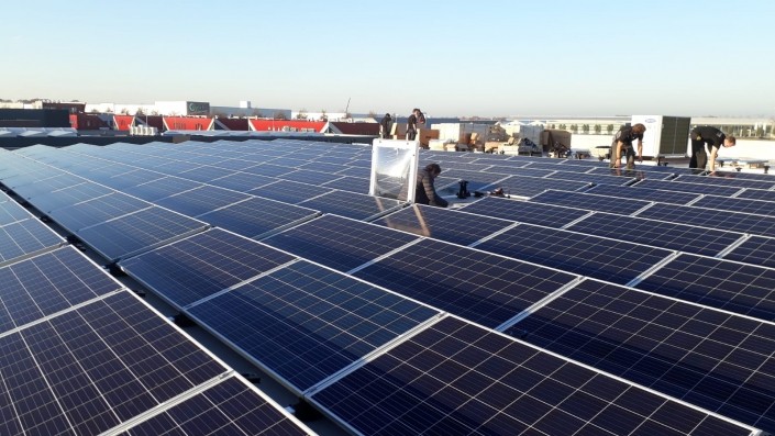 Zonnepanelen op het dak