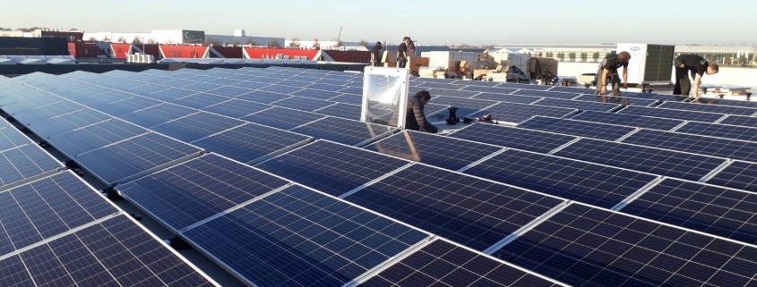 Zonnepanelen op het dak