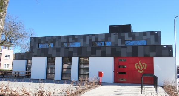 Brandweerkazerne Bennekom geschilderd door Achterberg Schilders