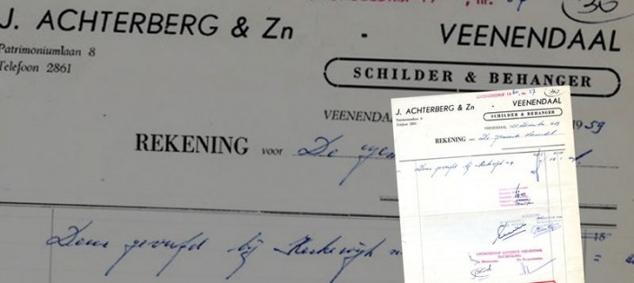 Factuur uit de oude doos Factuur uit de oude doos
