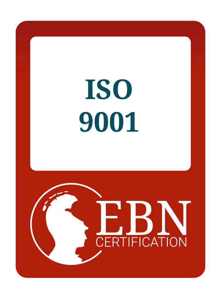Certificaat EBN ISO 9001 Certificaat EBN ISO 9001